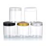 Buy cheap 30ml 80ml 100ml 120ml 150ml Clear PET Plastic Jar With Black Lid Food Grade from wholesalers