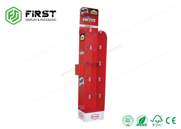 Buy cheap Supermarket POP Cardboard Display Stand Offset Printing Custom Logo Printed from wholesalers