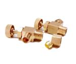 Lead Free Brass 1/4 90 Degree Angle Needle Valve With Brass Handwheel
