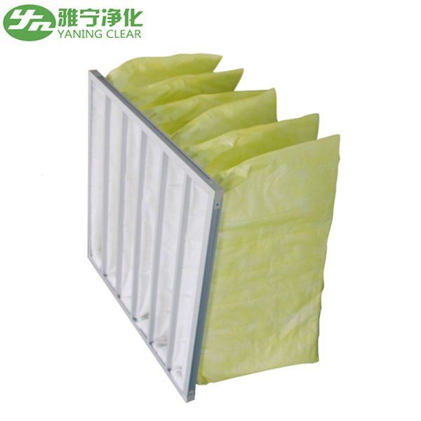 F5-F8 Pocket Air Filter , Non Woven Fabric Filter For Intermediate Filtering