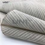 Anti - Pull Horse Hair Interlining Fabric Medium Weight For Suit And Overcoat