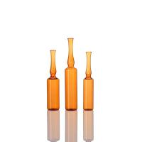Buy cheap 10ml amber borosilicate glass ampoule medical cosmetic use product