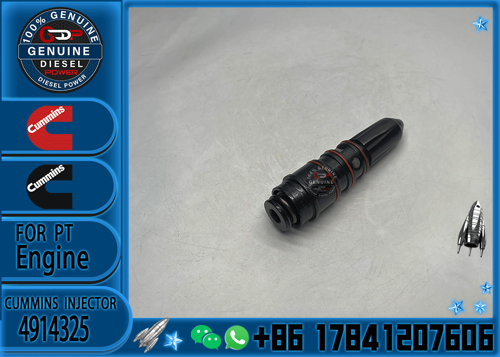 Nt855 Nta855 Nta855-c280s10 Diesel Engine Parts Common Rail Fuel Injector 4914325 3054218 3018566