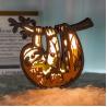 Buy cheap 3D Wooden Animals Carving LED Night Light, Wood Carved Lamp Statues Perfect Gifts from wholesalers
