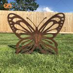 Garden Art Landscape Corten Steel Ornaments Laser Cut Metal Animal Pattern