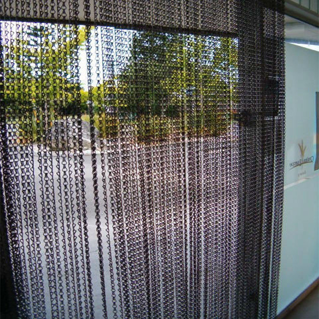 Aluminum Chain Link Curtain for hanging ceiling partition