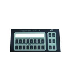 China Customized LED Membrane Keypad with PVC Key Type and Green LED Color on sale