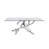 Buy cheap Special Design Stainless Steel Glass Table , Stainless Steel Dining Table CE Approved from wholesalers
