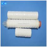 PP 10" Microelectronics Pleated Membrane Filter Cartridge 0.4 0.7m2 Filtration