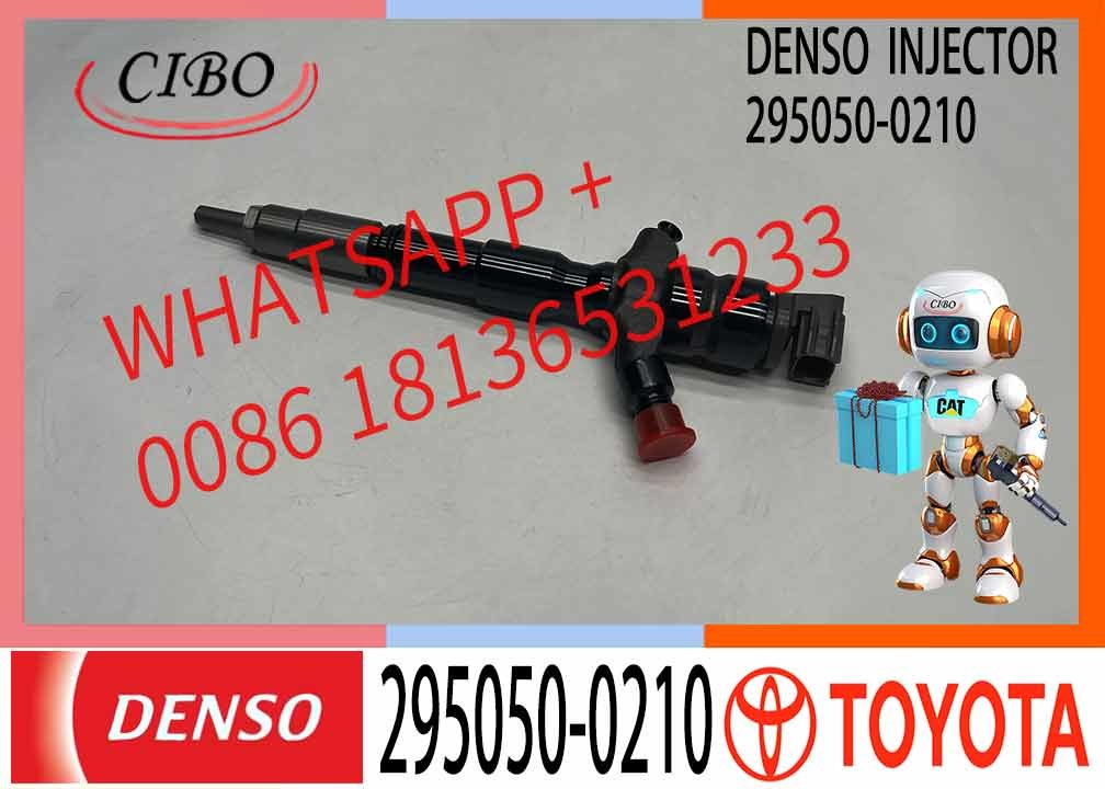 Common Rail Fuel Injector 23670-30410 295050-0470 295050-0210 23670-0L100 23670-39455 23670-39355 For To-yota 1KD-FTV