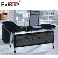 Buy cheap Modern Glass Conference Office Desk Contemporary Elegance For Meetings product