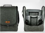 Factory supply Ice insulated nylon wine bottle cooler bag for three wines