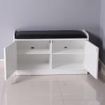 Living Room 90cm width Retro Sponge Pad Entryway Shoe Bench