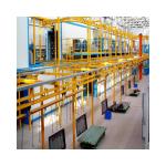 220V Overhead Conveyor Electrostatic Painting Line Fine Line Powder Coating For