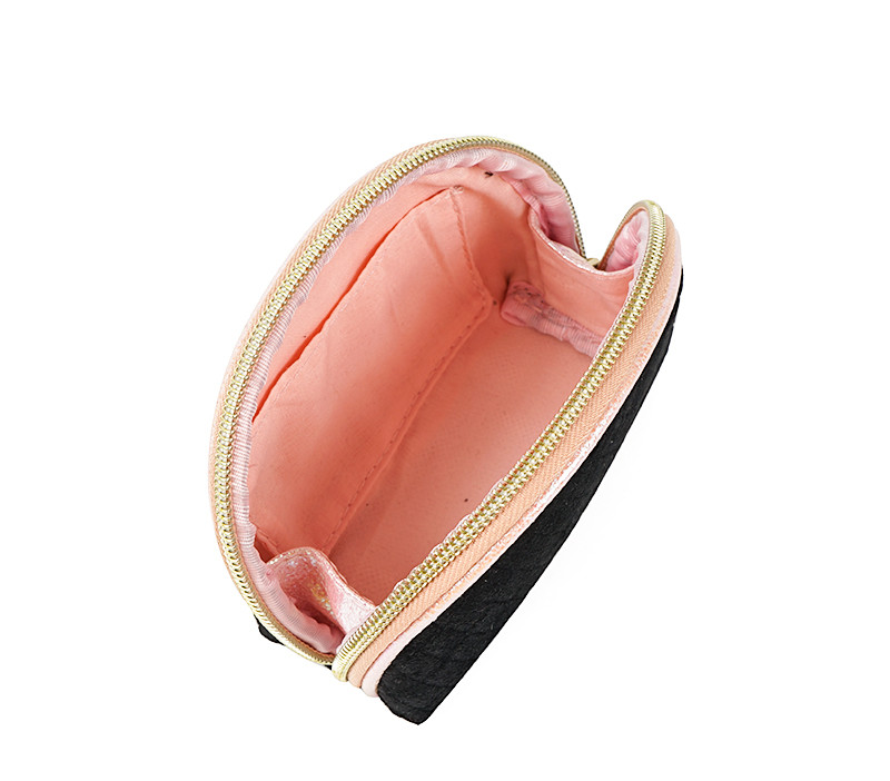 Portable Single Layer Cosmetic Storage Bag With Zipper
