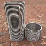 Filter Rating 27%-80% Wedge Wire Screen With Width 0.5m-2.0m In Stainless Steel