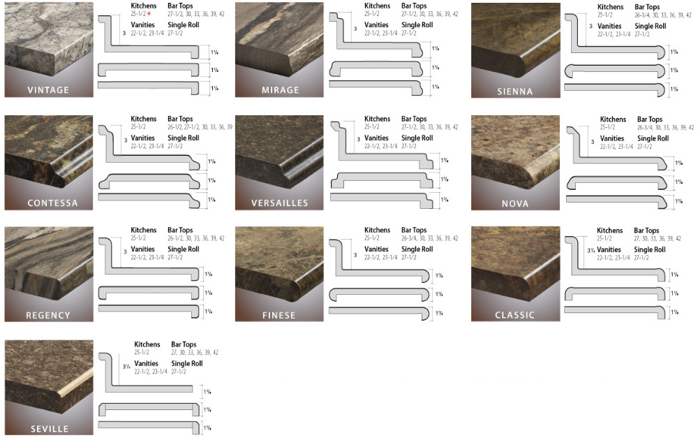 1800 X 600mm Prefabricated Slab Granite Countertops With Sink Hole