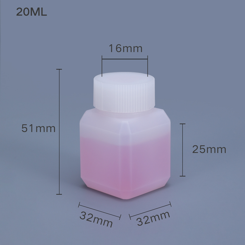 Transparent Chemical Narrow Mouth Reagent Bottle Container Food Grade 20ml-500ml