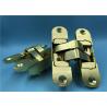 Buy cheap Satin Brass Finish Heavy Duty Cabinet Door Hinges / Invisible Door Hinges from wholesalers