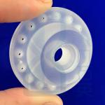 High Temperature Corrosion Resistant Semiconductor Special Quartz Frosted Flange
