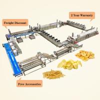 Buy cheap 100KW Frozen Potato Chips Production Line for Water-based Chips Processing Plant product