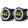 Buy cheap 6500K 20W 4 Inch 6pcs DRL 1800Lm Jeep Jk Halo Lights from wholesalers