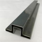 customized shaped profile iron stainless steel channel with mirror or hairline