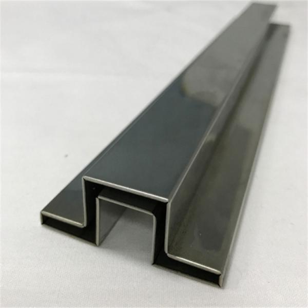 Buy cheap customized shaped profile iron stainless steel channel with mirror or hairline finish from wholesalers