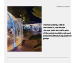 Outdoor Transparent Star Spare Room Homestay Hotel Dining Outdoor Courtyard
