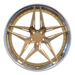 Heavy Duty Light 2-PC Forged Aluminum Alloy Rims 20 21 Inch For Sport Cars