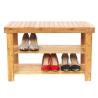 Buy cheap Non - Toxic High Strength Bamboo Home Furniture , Bamboo Shoe Storage Bench from wholesalers
