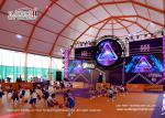 Unique Tear Resistant Sport Event Tents Roof Cover 850g/Sqm Block - Out