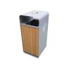 Buy cheap 316 Stainless Steel Outdoor Wooden Trash Can from wholesalers