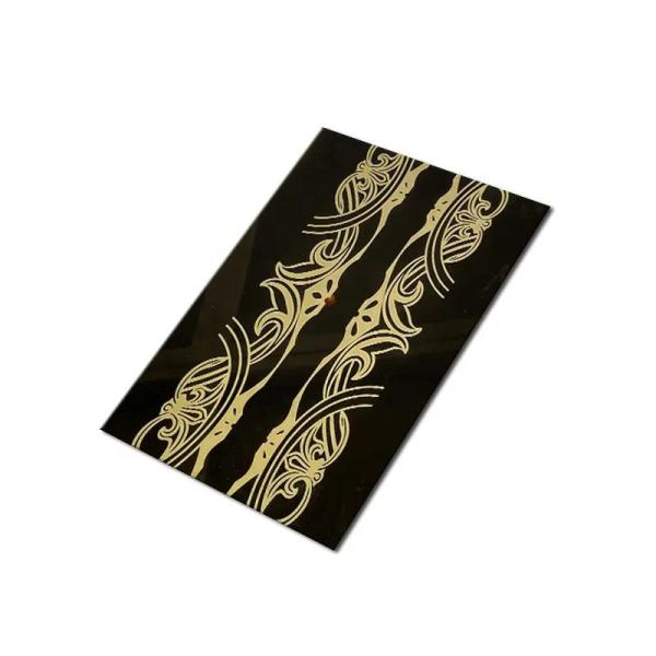 Buy cheap Decoration 304 Gold Mirror Cold Rolled Stainless Steel Sheets For Elevators from wholesalers