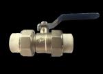 Buy cheap 1 Male Thread PPR Double Union Ball Valve , Hot Melt Brass Ball Valve from wholesalers