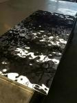 Foshan Factory Water Ripple Pattern Mirrror Finish Color Stainless Steel Sheets