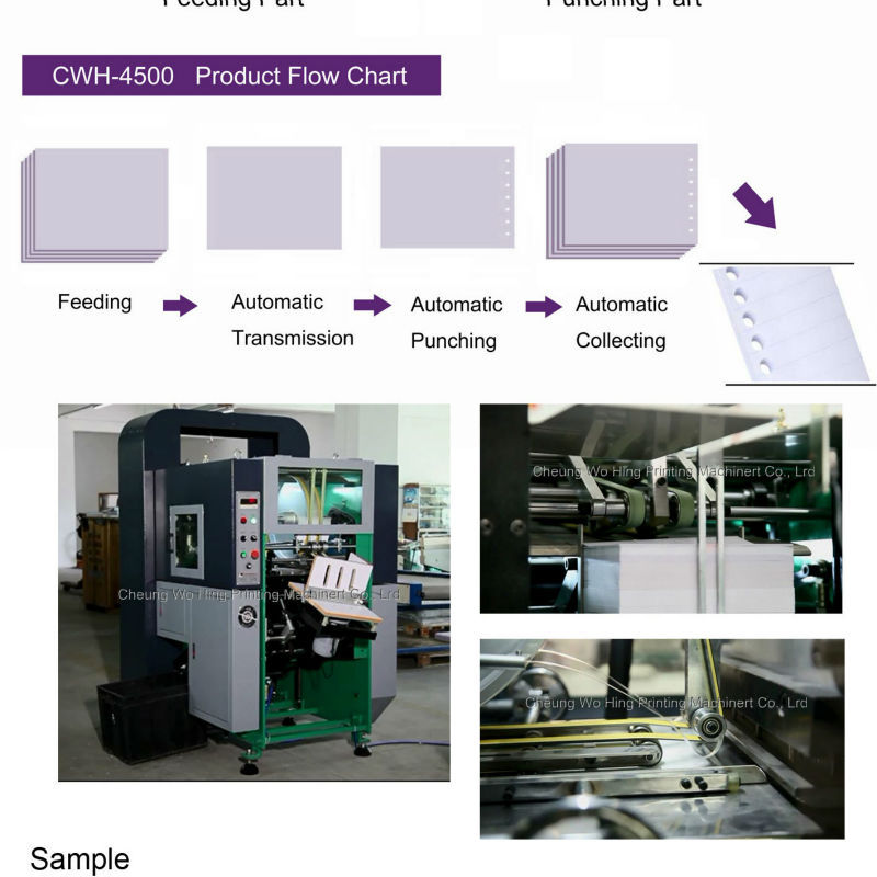Professional 380V Paper Punching Machine Paper Plate Punching Machine