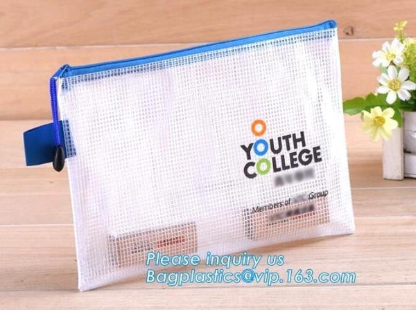 Travel Makeup Cosmetic Toiletry Zip Bag PVC Makeup Bag, EVA zipper bag with