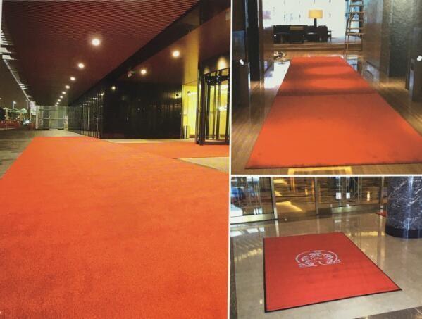 Buy cheap Synthetic Fiber Hotel Entrance Mats Vip Door Mat Compound Rubber from wholesalers