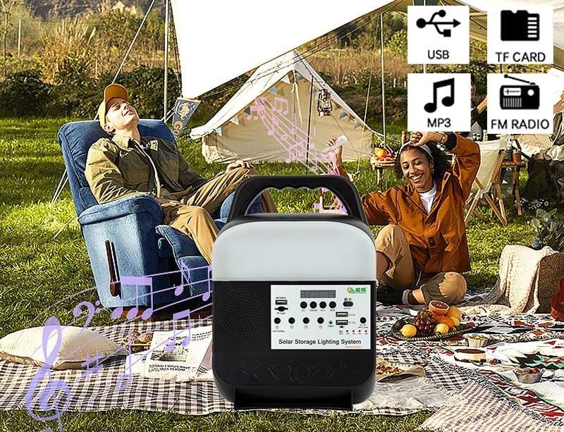 Outdoor Camping Lights USB Rechargeable Lantern Solar LED Lantern SRE-815-A 5W