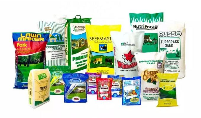 Hemmed Top PP Woven Bags Color Customized For Packing Flour Cocoa Coffee Bean