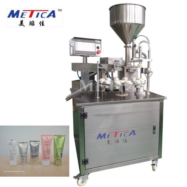 Buy cheap 1500BPH Cream Filling And Sealing Machine With 5ml-300ml Filling Volume from wholesalers