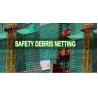Buy cheap 60GSM Construction Safety Net 3.3X100m Scaffold Debris Netting Black Fire Resistant from wholesalers