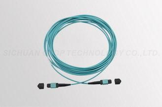 Buy cheap Single Mode Multi Fiber Push On Female and Male Connector Flat Polish from wholesalers