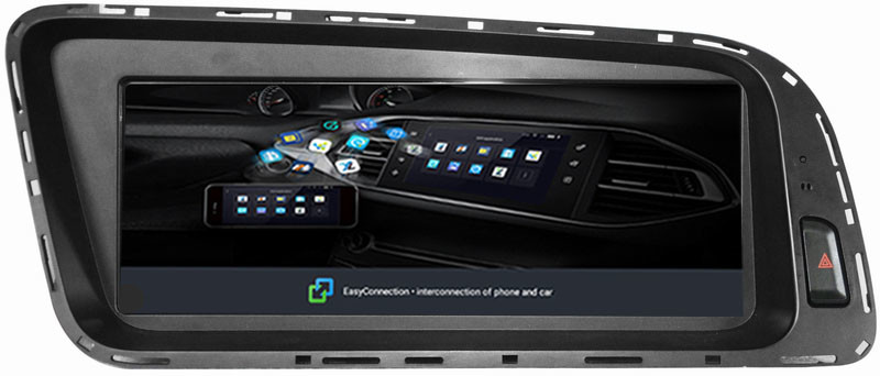 Ouchuangbo media player GPS radio for Audi Q5 2009-2015 support BT MP3 mirror link android 8.0 OS 4+32