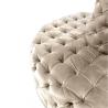 Buy cheap Round Chesterfield Upholstered Sofa Set Living Room Tufted Button from wholesalers