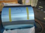 0.105MM Epoxy Coated Aluminum Foil For Fin Stock Coated Blue / Golden