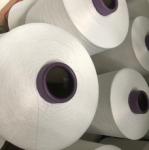 Buy cheap Smooth White Polyester Ring Spun Yarn Textured Customized Service from wholesalers