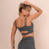 Buy cheap Europe and the United States shoulder straps hollow back yoga bra nude grooming fast-dry running vest fitness clothes wo from wholesalers