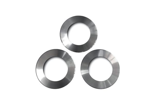 Round Tungsten Carbide Circular Cutting Blades , Rotary Paper Cutter Blades